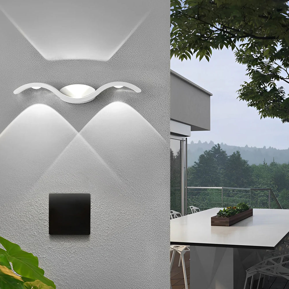 Wall Light Aluminum 14.8 in Outdoor LED Coastal Villa Garden Pathway Lighting | Thomler