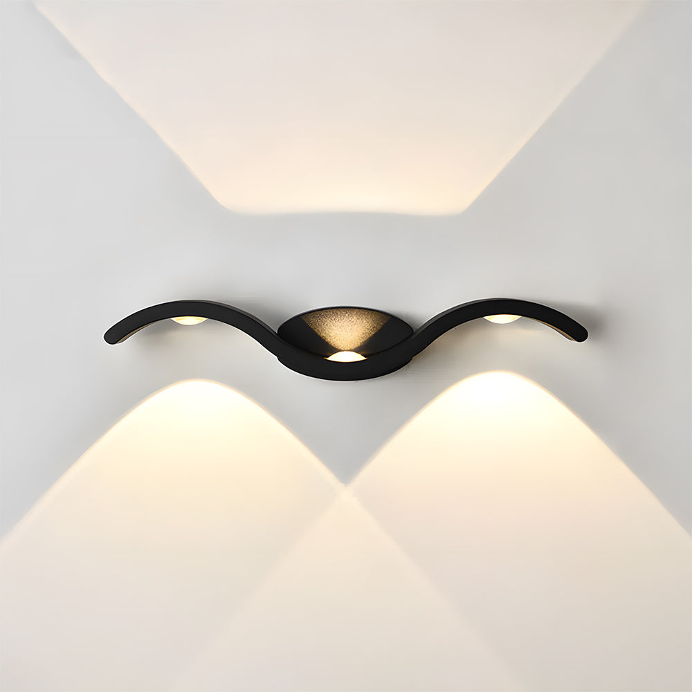 Wall Light Aluminum 14.8 in Outdoor LED Coastal Villa Garden Pathway Lighting | Thomler