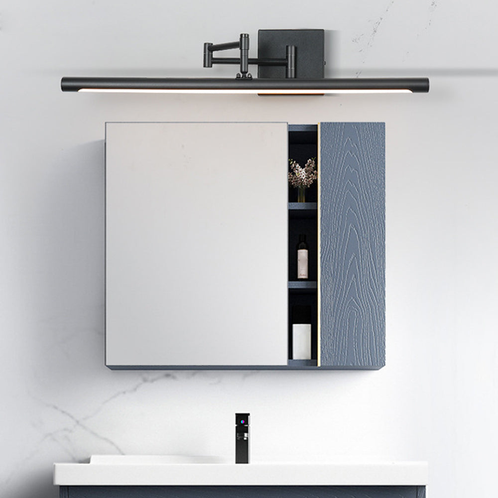 Bathroom Wall Lamp Iron LED 42.0 cm Matte Black Mirror Makeup Light Adjustable Swivel Arm Vanity Lighting | Thomler