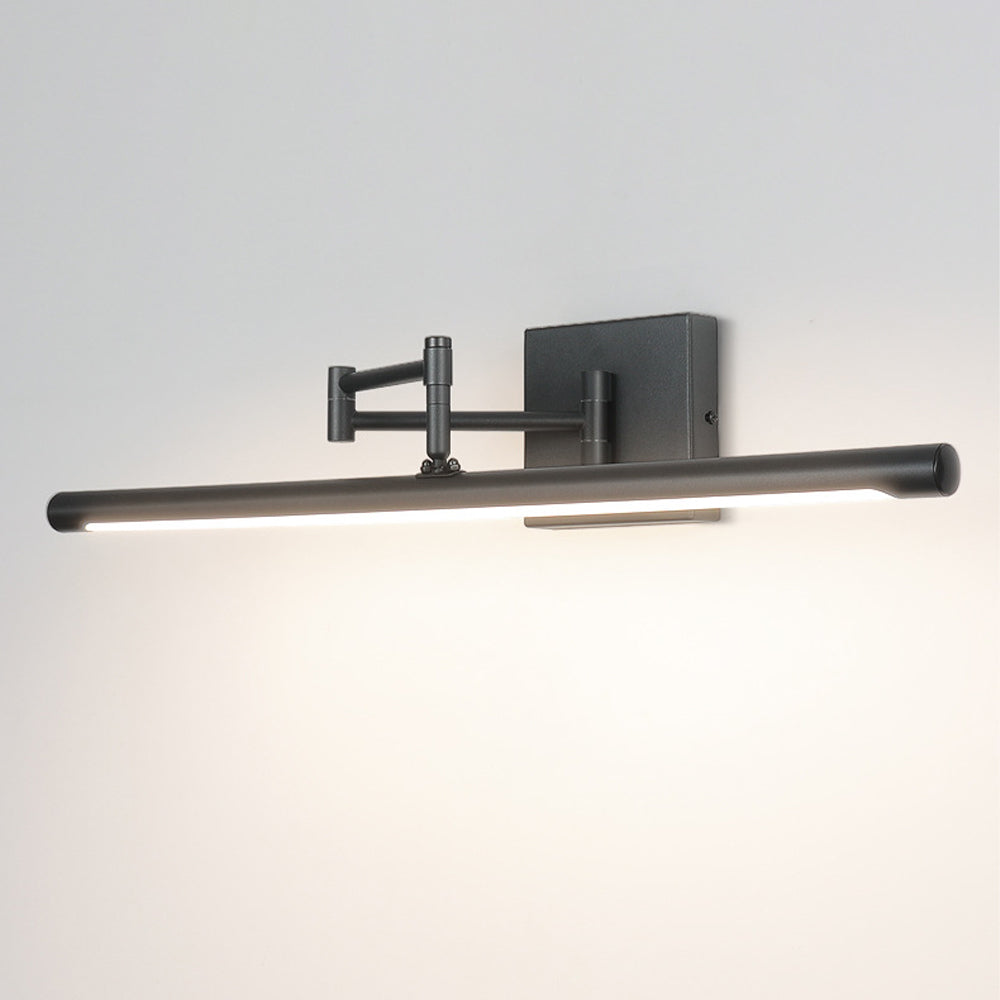 Bathroom Wall Lamp Iron LED 42.0 cm Matte Black Mirror Makeup Light Adjustable Swivel Arm Vanity Lighting | Thomler