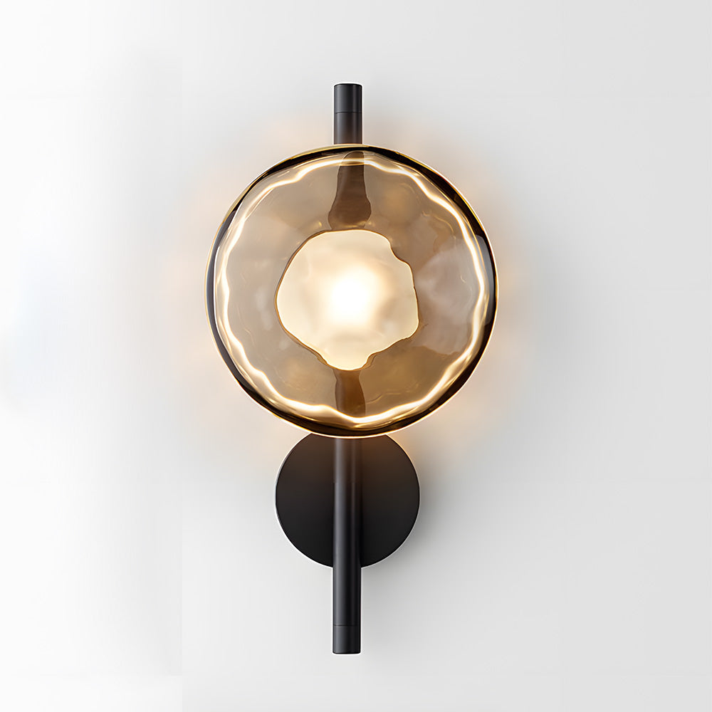 Wall Light Glass 7.9 in Soft Glow Indoor Bedroom Hallway Living Room Ambient Lighting | Thomler