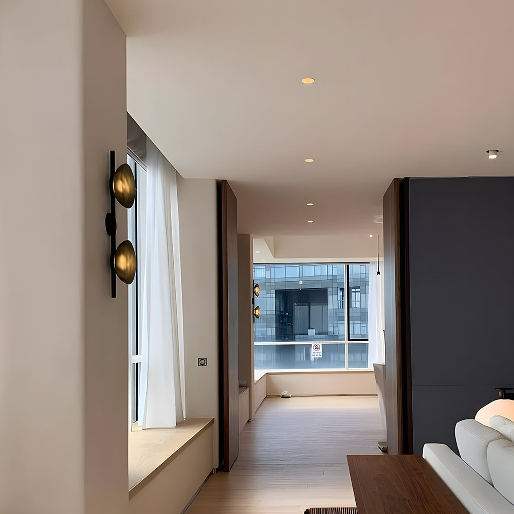 Wall Light Glass 7.9 in Soft Glow Indoor Bedroom Hallway Living Room Ambient Lighting | Thomler