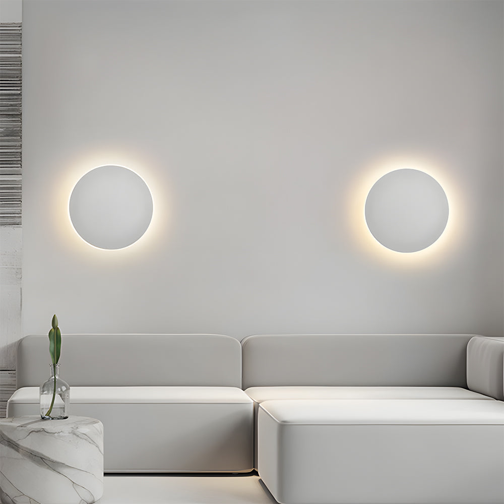 Wall Light Iron 5.1 in 11.8 in 7.9 in Black White Indoor Bedroom Hallway Living Room Accent Lighting | Thomler