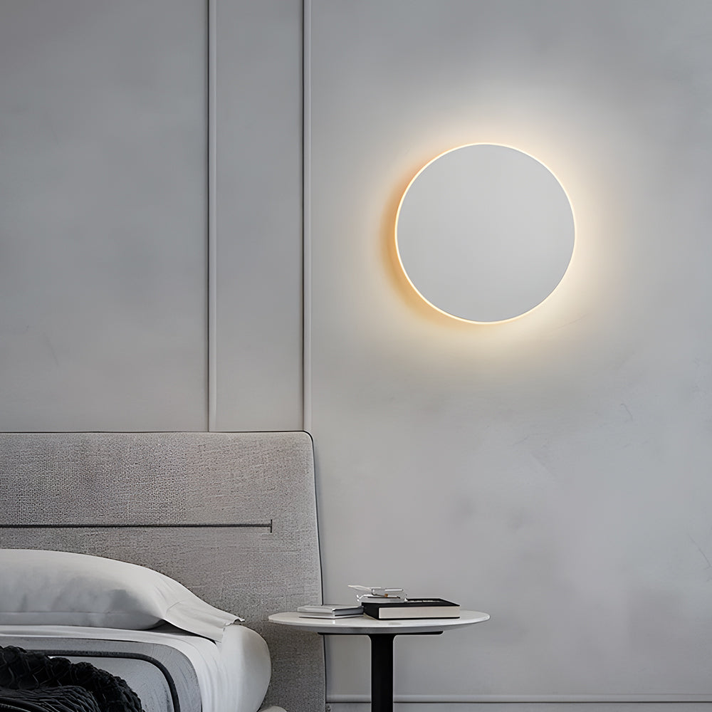 Wall Light Iron 5.1 in 11.8 in 7.9 in Black White Indoor Bedroom Hallway Living Room Accent Lighting | Thomler