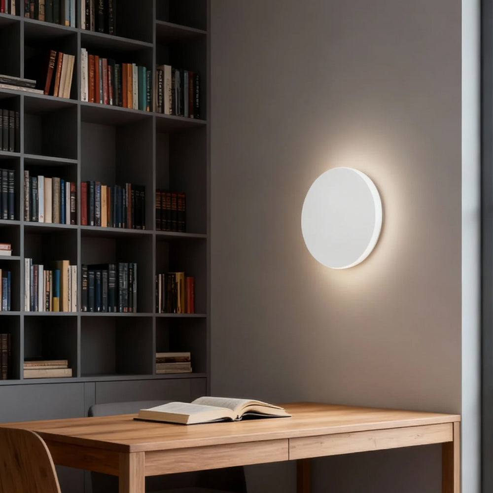 Wall Light Iron 5.1 in 11.8 in 7.9 in Black White Indoor Bedroom Hallway Living Room Accent Lighting | Thomler