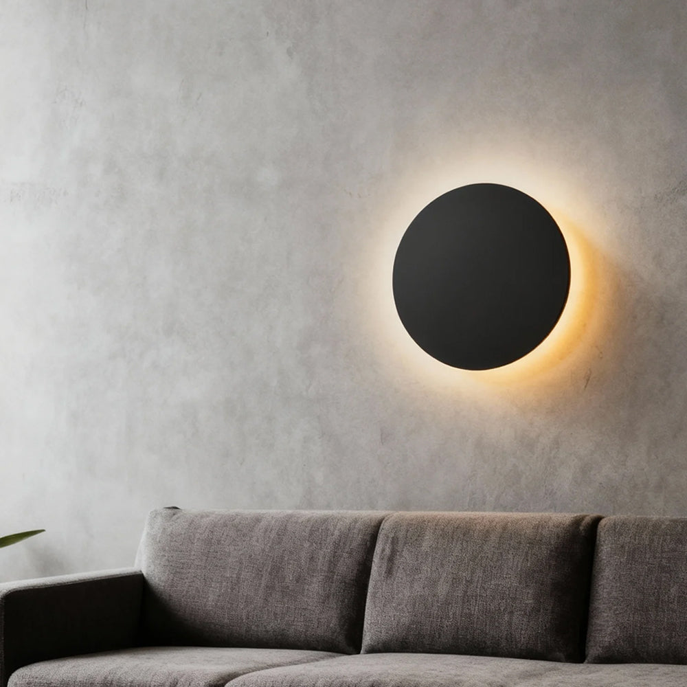 Wall Light Iron 5.1 in 11.8 in 7.9 in Black White Indoor Bedroom Hallway Living Room Accent Lighting | Thomler