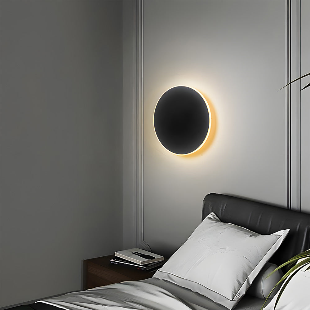 Wall Light Iron 5.1 in 11.8 in 7.9 in Black White Indoor Bedroom Hallway Living Room Accent Lighting | Thomler