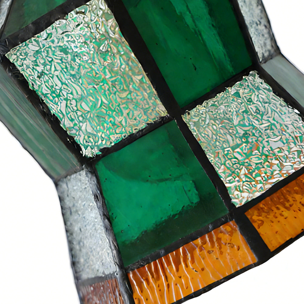 Wall Lamp Glass Copper E27 40W Multicolour Hallway Study Art Deco Vintage Indoor Lighting Fixture | Thomler