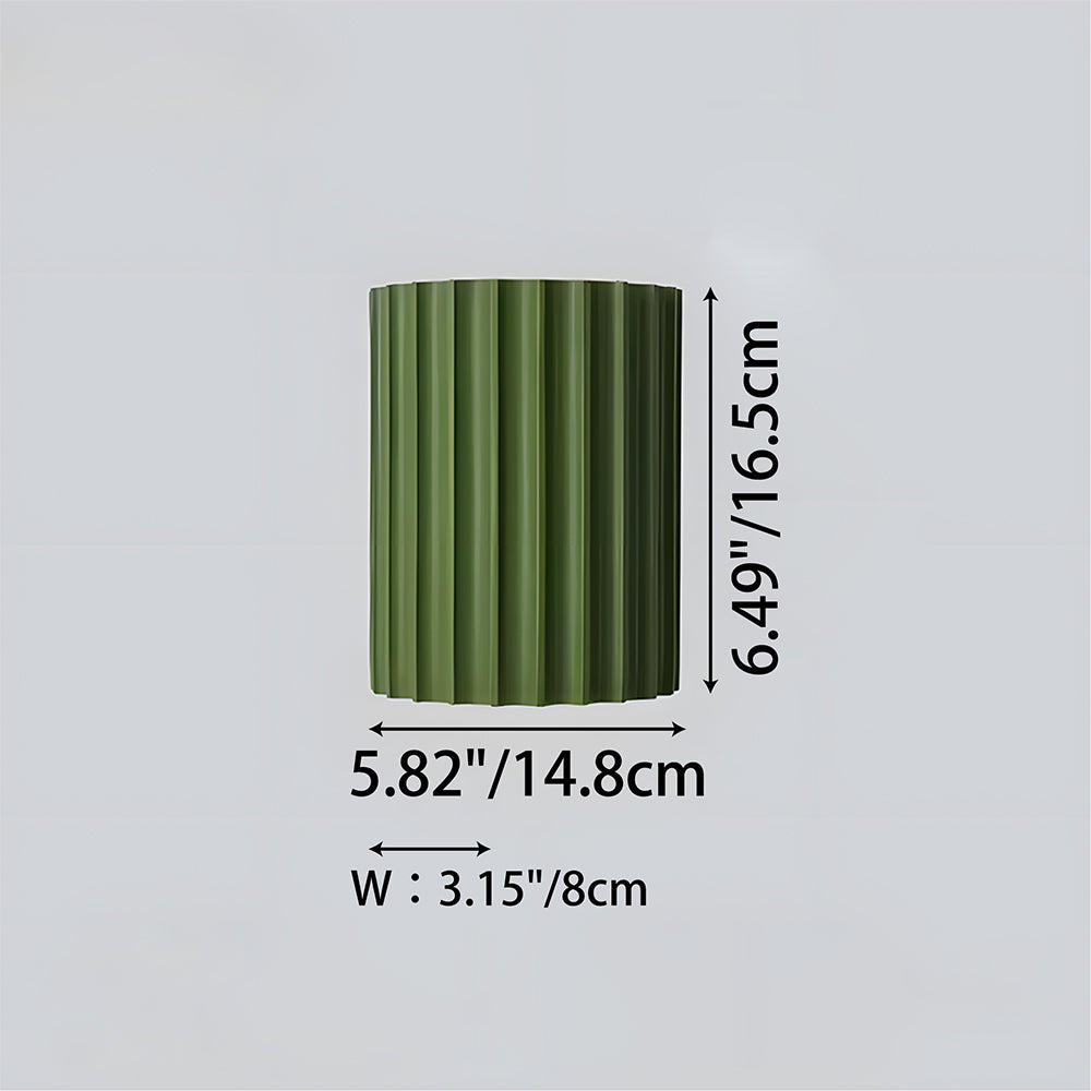 Wall Lamp Resin 16.5 cm Green G9 Bedroom Hallway Modern Ambient Lighting Fixture | Thomler