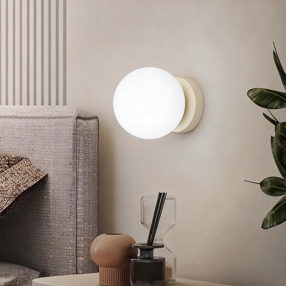 Wall Lamp Iron Glass Shade 4.7 in Indoor Bedroom Hallway Lighting Modern Minimalist Fixture | Thomler