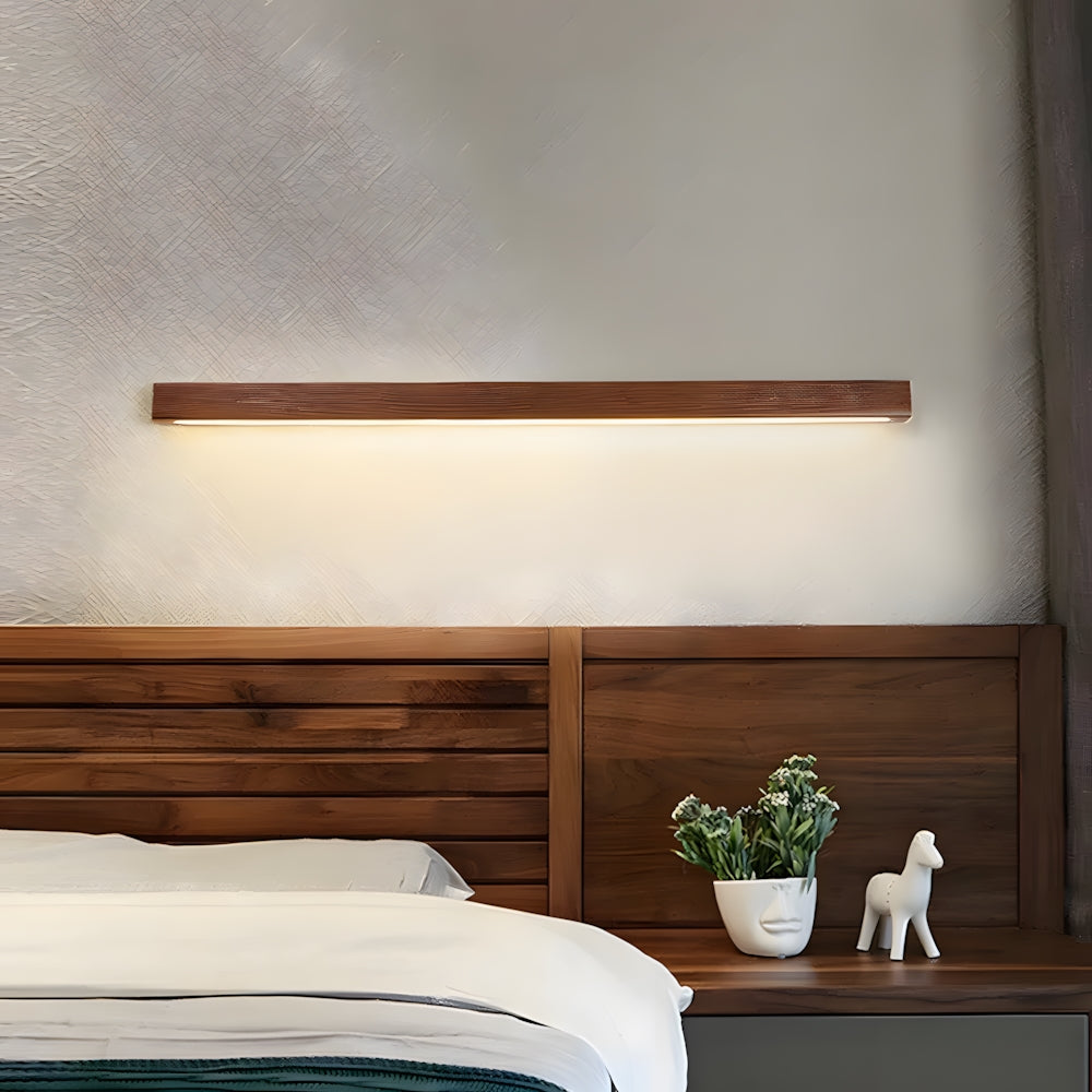 Wall Lamp Wood LED 60.0 cm Warm Bathroom Bedroom Mirror Lighting Fixture | Thomler