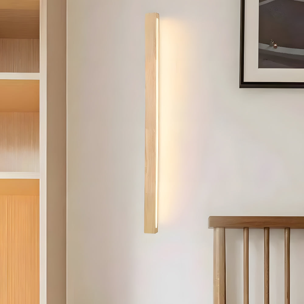 Wall Lamp Wood LED 60.0 cm Warm Bathroom Bedroom Mirror Lighting Fixture | Thomler