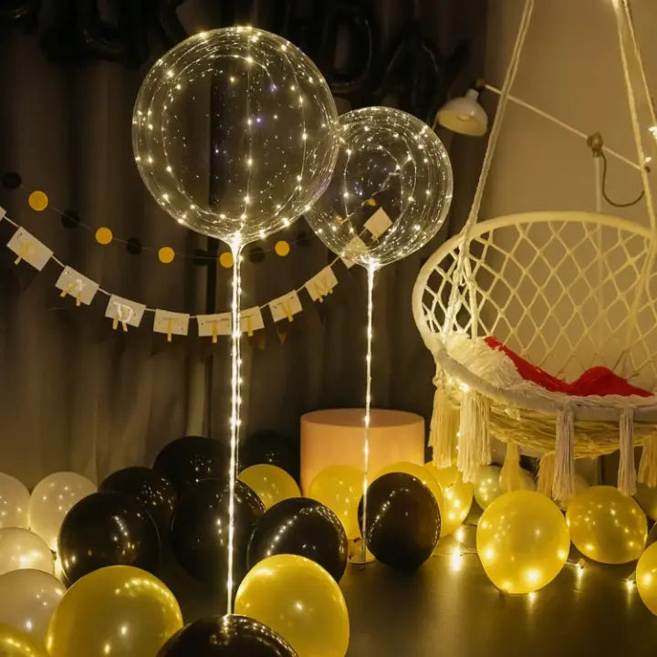 LED-Ballonlichter mit warmweißem Licht