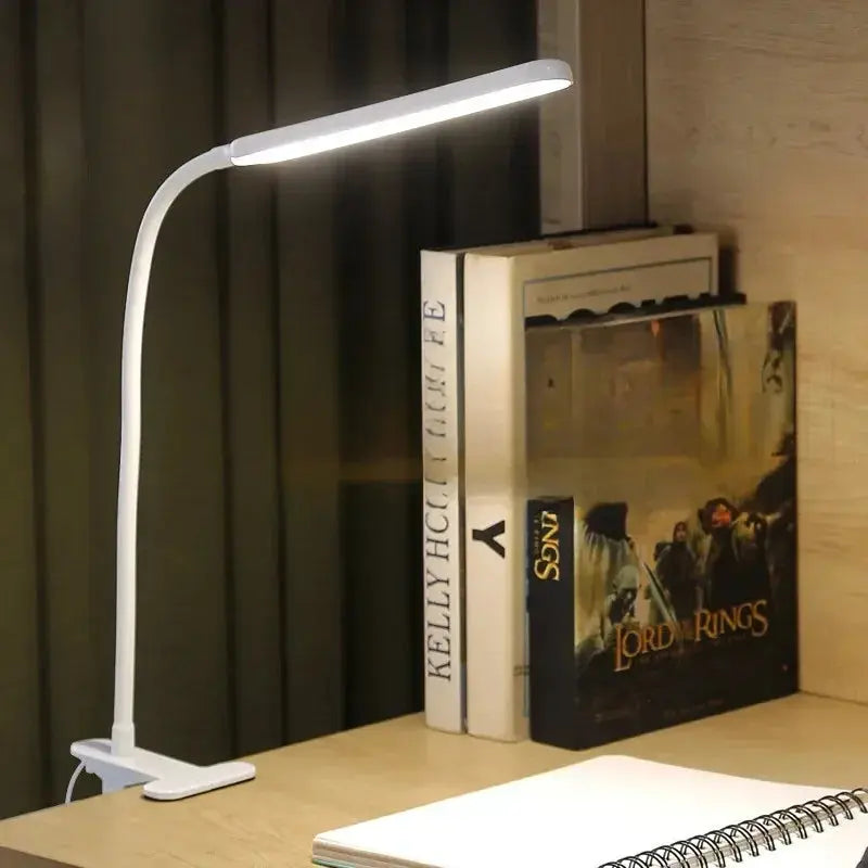 LED-Klemmleuchte mit Schwanenhals und Dimmfunktion