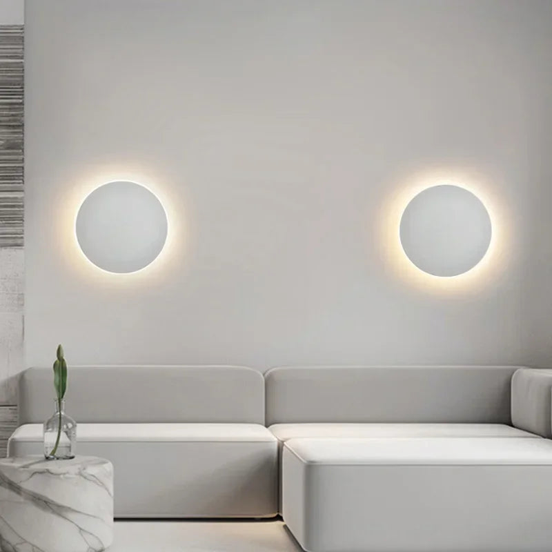 Wall Lamp Aluminium 30.0 cm 10W Warm White Bedroom Hallway Nordic Japandi LED Accent Lighting | Thomler