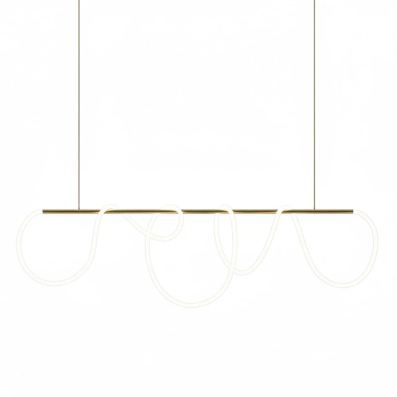 Linear LED Pendant Light Bar – Modern Hanging Fixture for Dining Room & Kitchen | Thomler