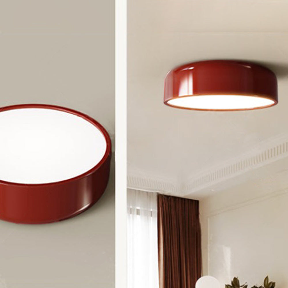 Ceiling Light Metal Dome LED Dimmable 5.0–10.0 m² Green Bedroom Kitchen Flush Mount Lamp | Thomler