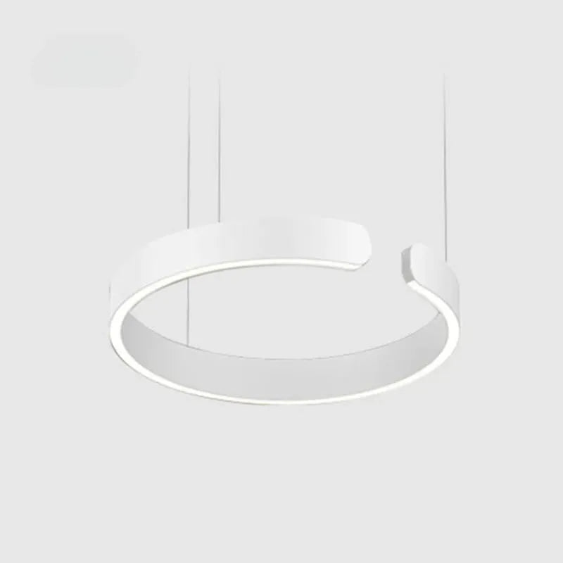 Circular LED Pendant Lamp – Modern Floating Ring Ceiling Light for Dining & Living Rooms | Thomler
