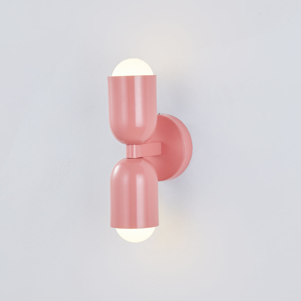 Metal Cylinder Wall Sconce Modern Accent Light for Bedroom Living Room Hardwired LED Indoor Fixture | Thomler