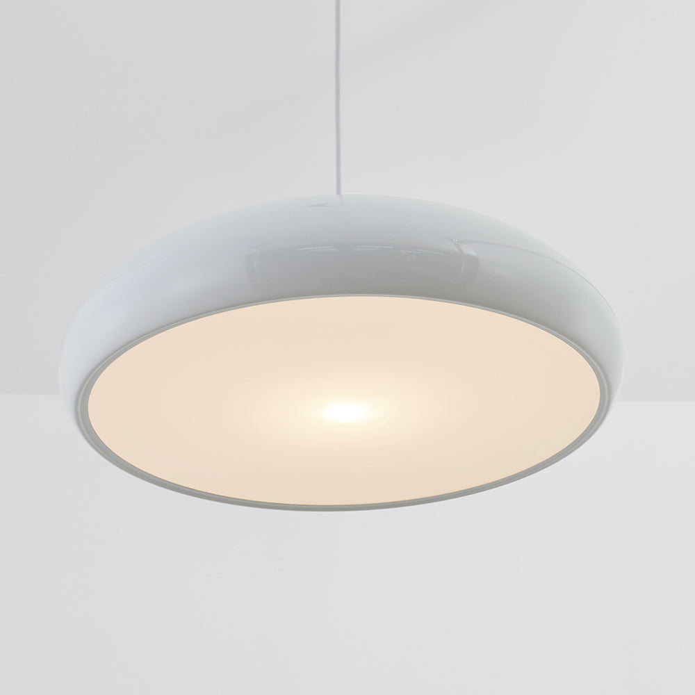 Contemporary Adjustable LED Hanging Light with Metal & Acrylic Shade for Dining Room, Bedroom & Living Room | Thomler