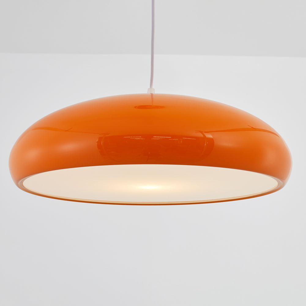 Contemporary Adjustable LED Hanging Light with Metal & Acrylic Shade for Dining Room, Bedroom & Living Room | Thomler