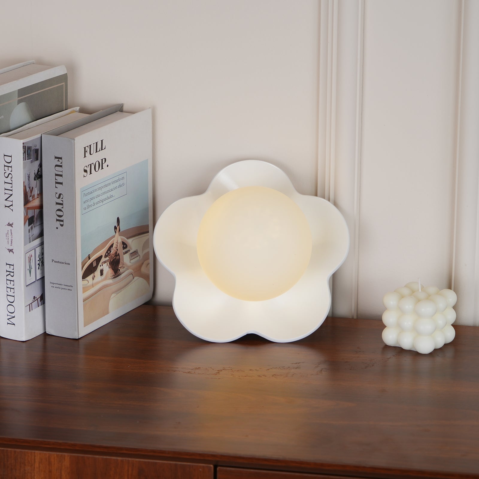 Wall Lamp Resin 7.9 in Indoor Decorative White Purple Yellow Bedroom Living Room Accent Light | Thomler