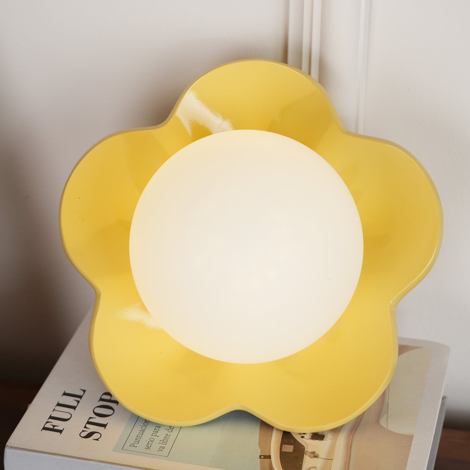 Wall Lamp Resin 7.9 in Indoor Decorative White Purple Yellow Bedroom Living Room Accent Light | Thomler