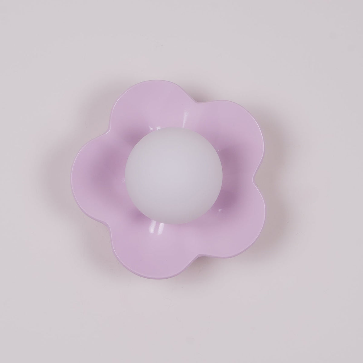 Flower-Shaped Resin Wall Sconce with Frosted Glass Shade – LED G9 Socket, Playful Modern Decor for Bedroom, Nursery & Living Room | Thomler