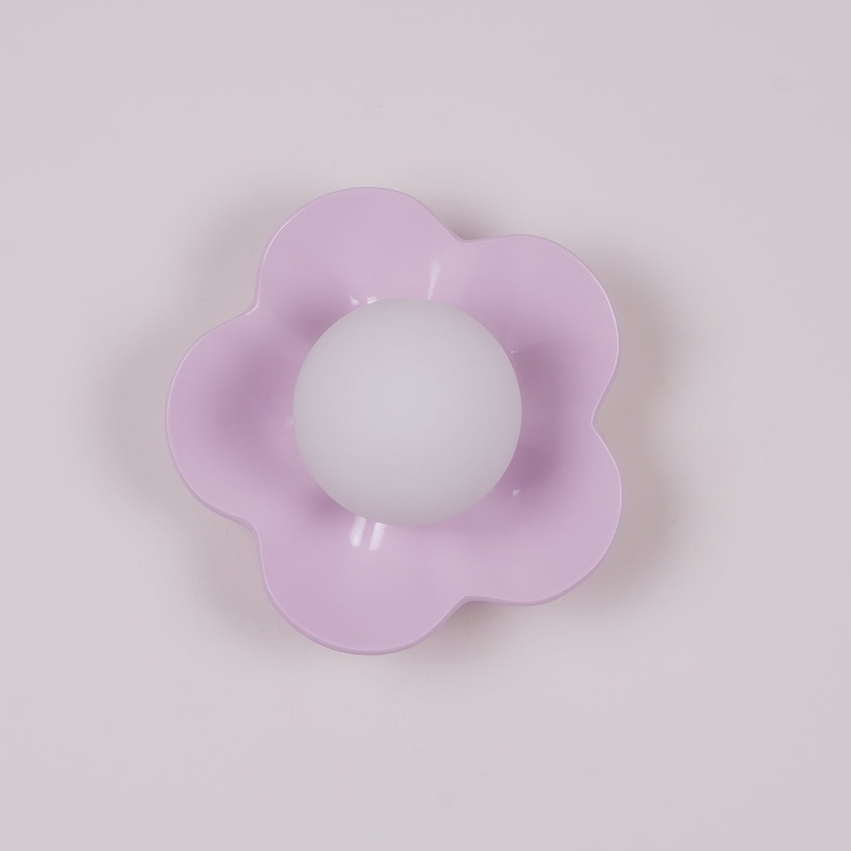 Flower-Shaped Resin Wall Sconce with Frosted Glass Shade – LED G9 Socket, Playful Modern Decor for Bedroom, Nursery & Living Room | Thomler