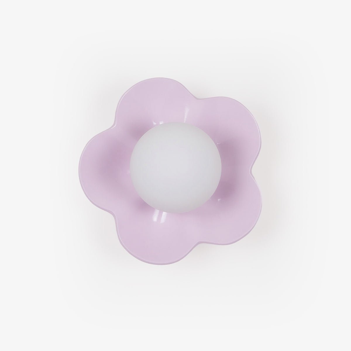 Flower-Shaped Resin Wall Sconce with Frosted Glass Shade – LED G9 Socket, Playful Modern Decor for Bedroom, Nursery & Living Room | Thomler