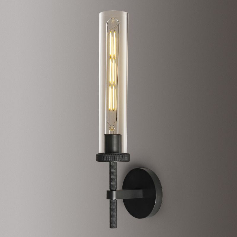 Crystal Wall Sconce Light Fixture Brass Finish for Bedroom Hallway Entryway Living Room Bathroom Vanity Hardwired Dimmable | Thomler