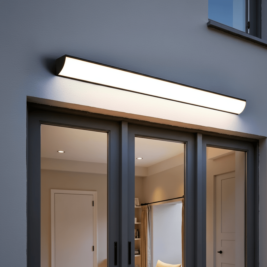 Weatherproof Slim LED Outdoor Wall Light with IP65 Rating for Patio & Entryway | Thomler