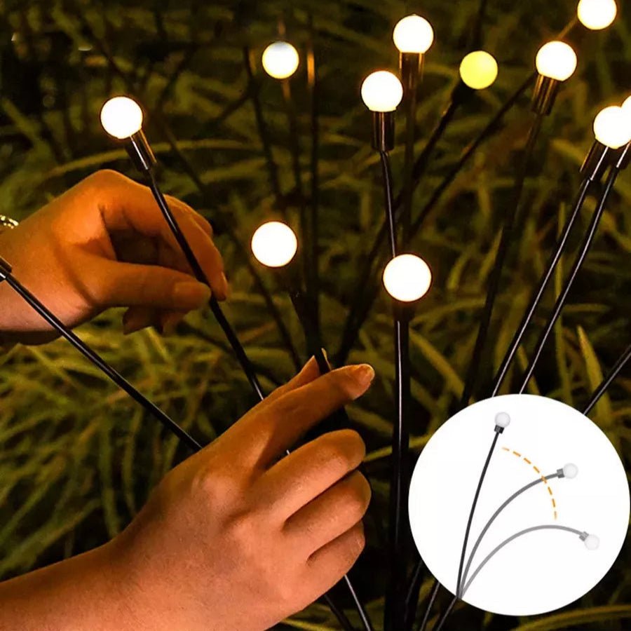 Solar LED Garden Stake Light – Flickering Firefly Glow for Outdoor Pathways & Lawns | Thomler