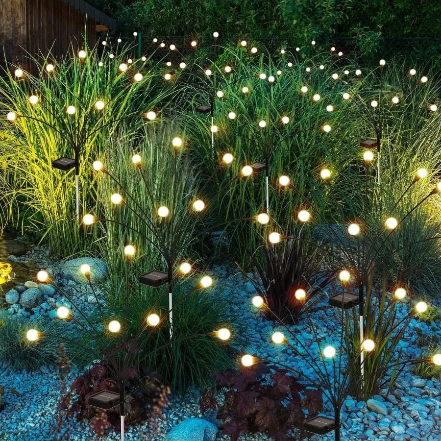 Solar LED Garden Stake Light – Flickering Firefly Glow for Outdoor Pathways & Lawns | Thomler