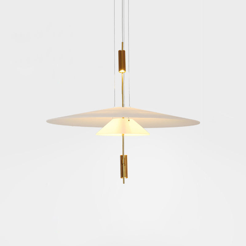 Pendant Light Metal Acrylic LED 67.0 cm Black Dining Room Modern Hanging Ceiling Lamp Scandinavian Chandelier | Thomler