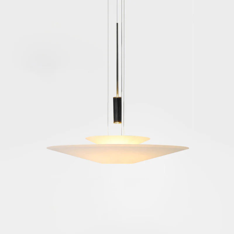 Pendant Light Metal Acrylic LED 67.0 cm Black Dining Room Modern Hanging Ceiling Lamp Scandinavian Chandelier | Thomler