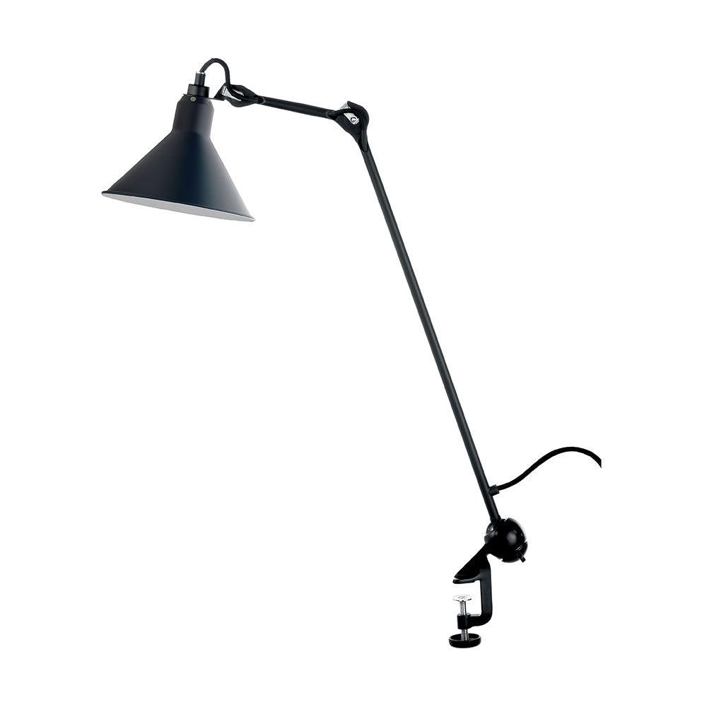 Desk Lamp Iron Adjustable Arm 8.3 in Clip On Black Task Lighting Workspace Reading Light Industrial | Thomler