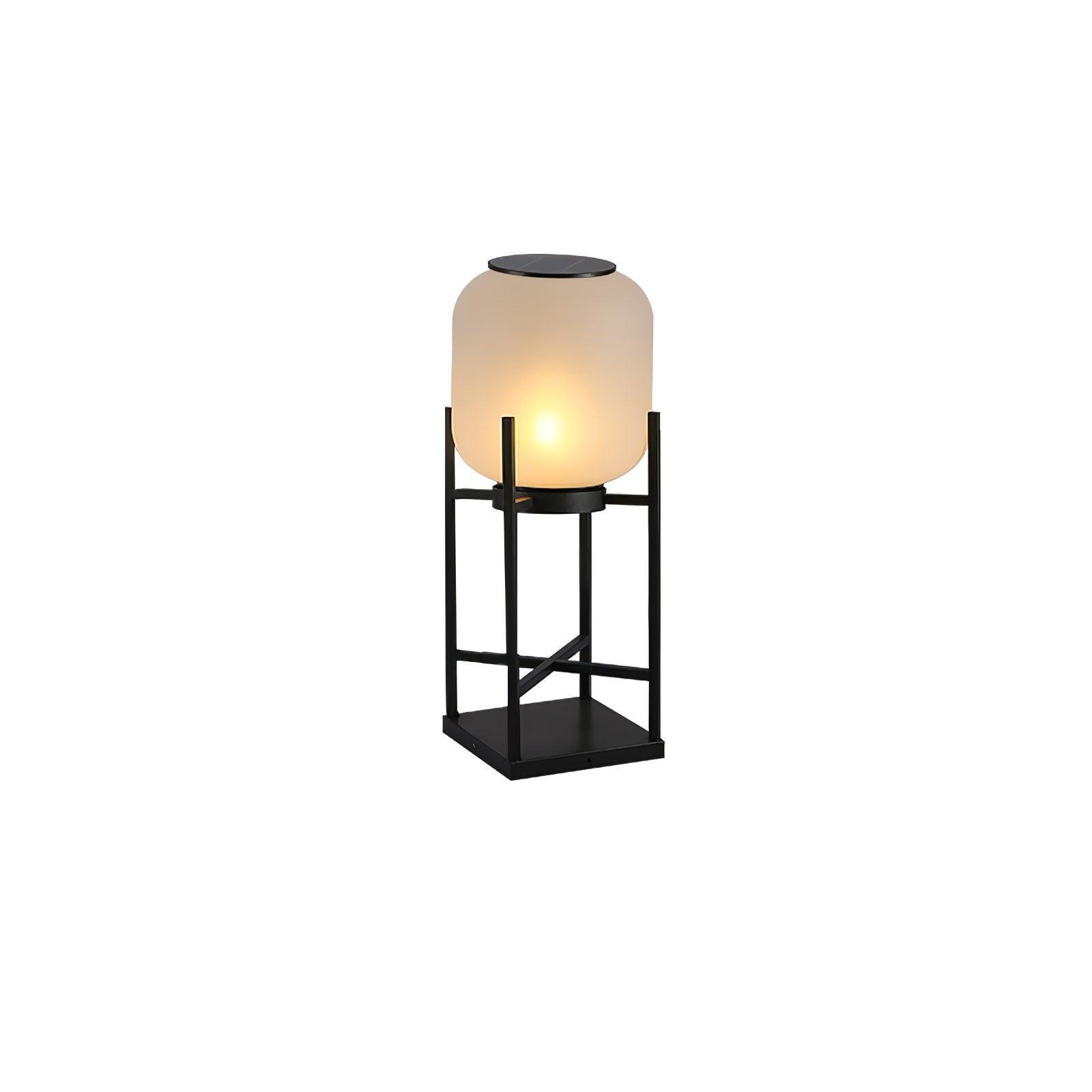 Outdoor Floor Lamp Stainless Steel LED 18.9 in Adjustable Garden Patio Lantern Warm Neutral Cool Light | Thomler