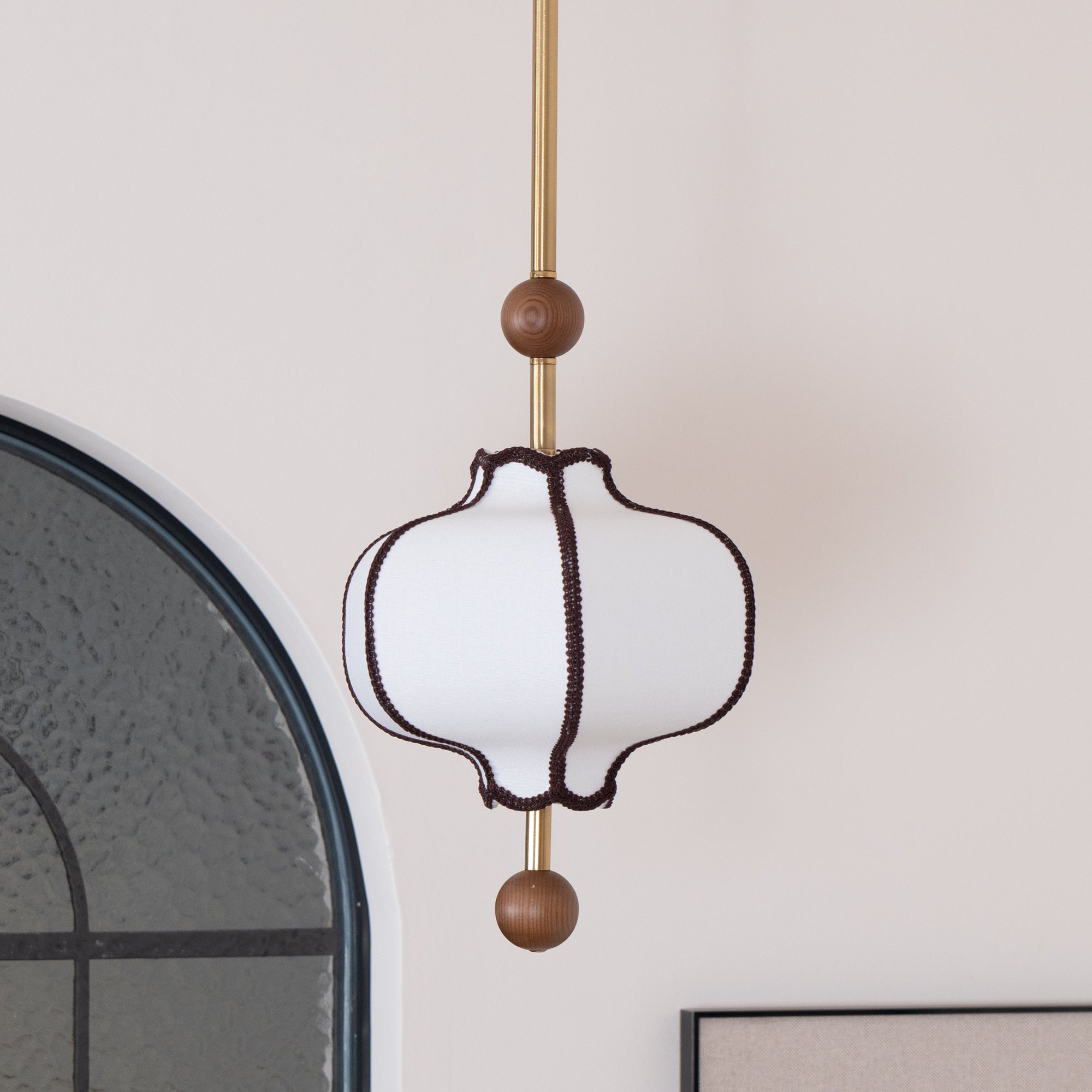 Fabric Lantern Pendant Light 19.7 in (50.0 cm) Multi-Bulb Ceiling Fixture Indoor Dining Room Living Room Decorative Lighting | Thomler