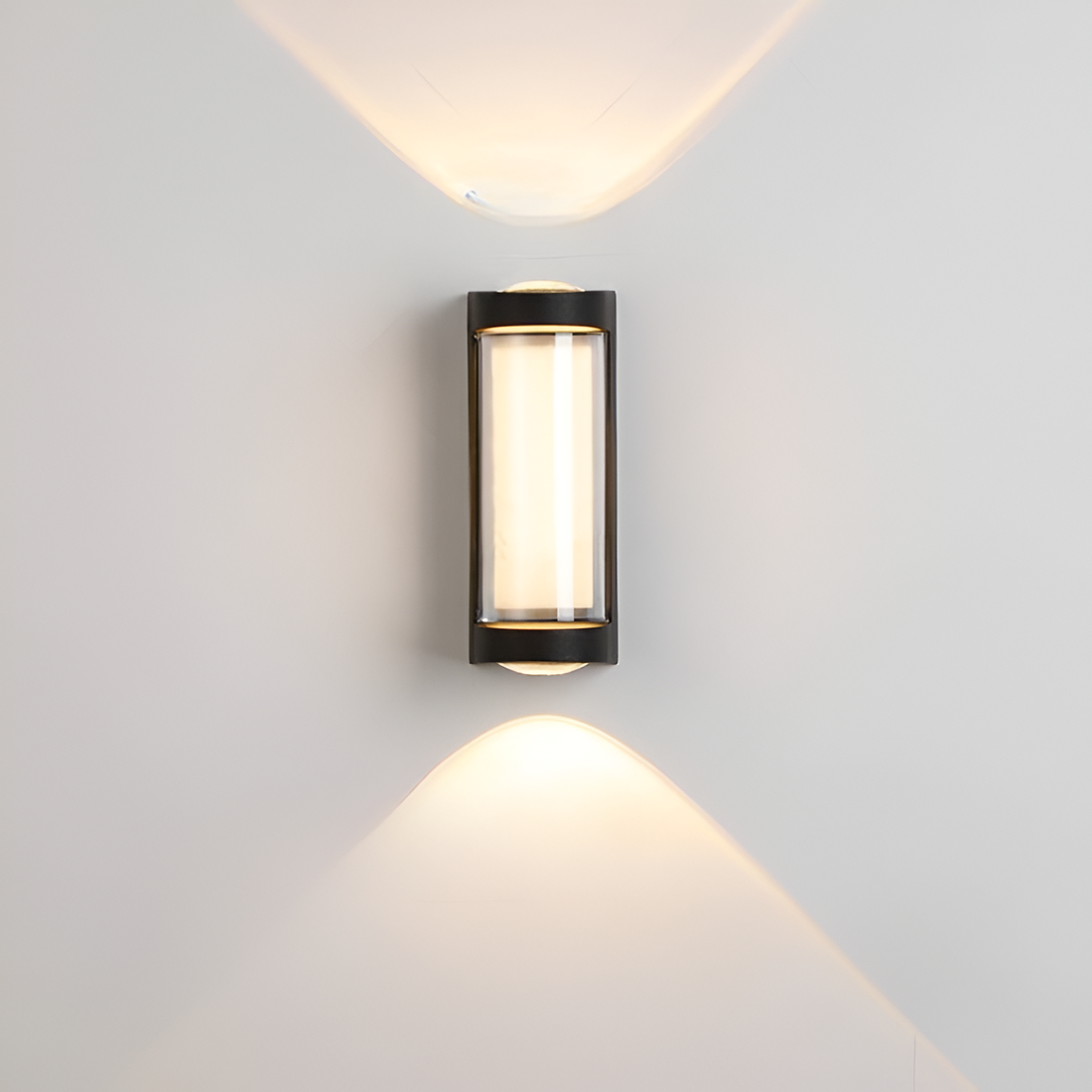 Wall Lamp Metal Acrylic 10.6 in Outdoor Up Down Waterproof Exterior Lighting Modern Minimalist Facade Porch Garden Fixture | Thomler