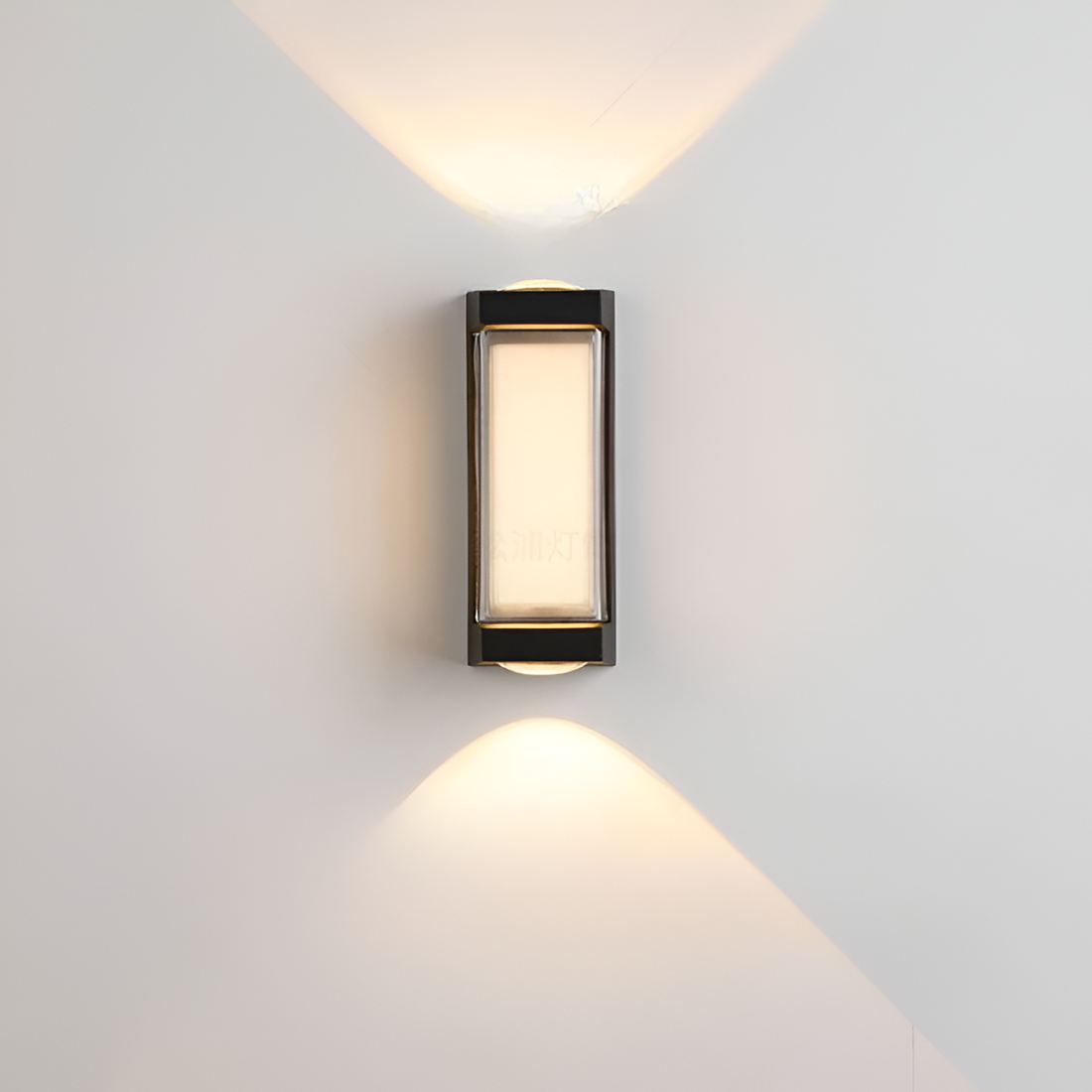 Wall Light Metal 27.0 cm Up Down Black Outdoor Facade Garden Entrance Waterproof LED Architectural Lighting IP65 | Thomler