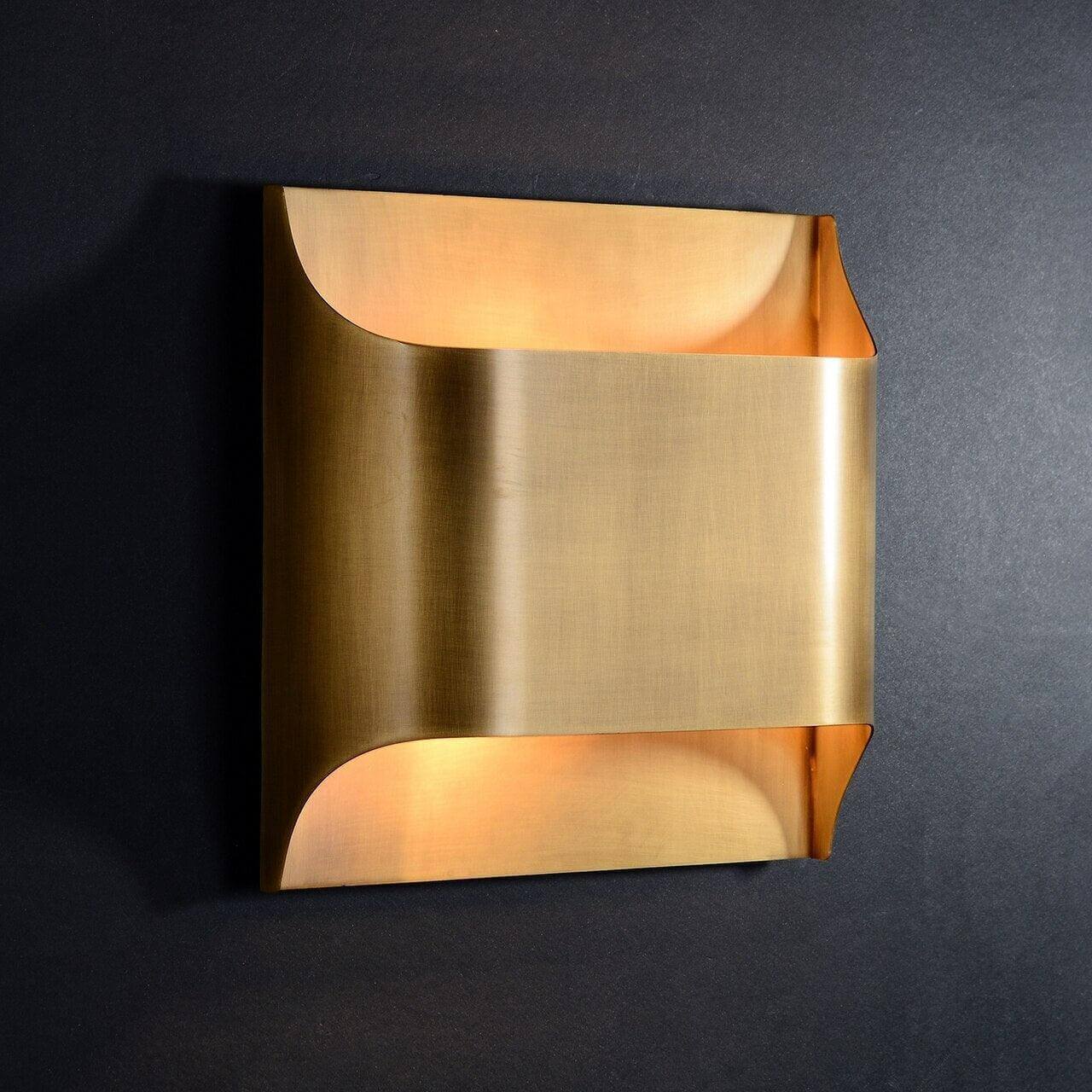 Wall Lamp Brass 9.8 in Indoor Accent Lighting LED G9 Fixture Living Room Bedroom Hallway | Thomler