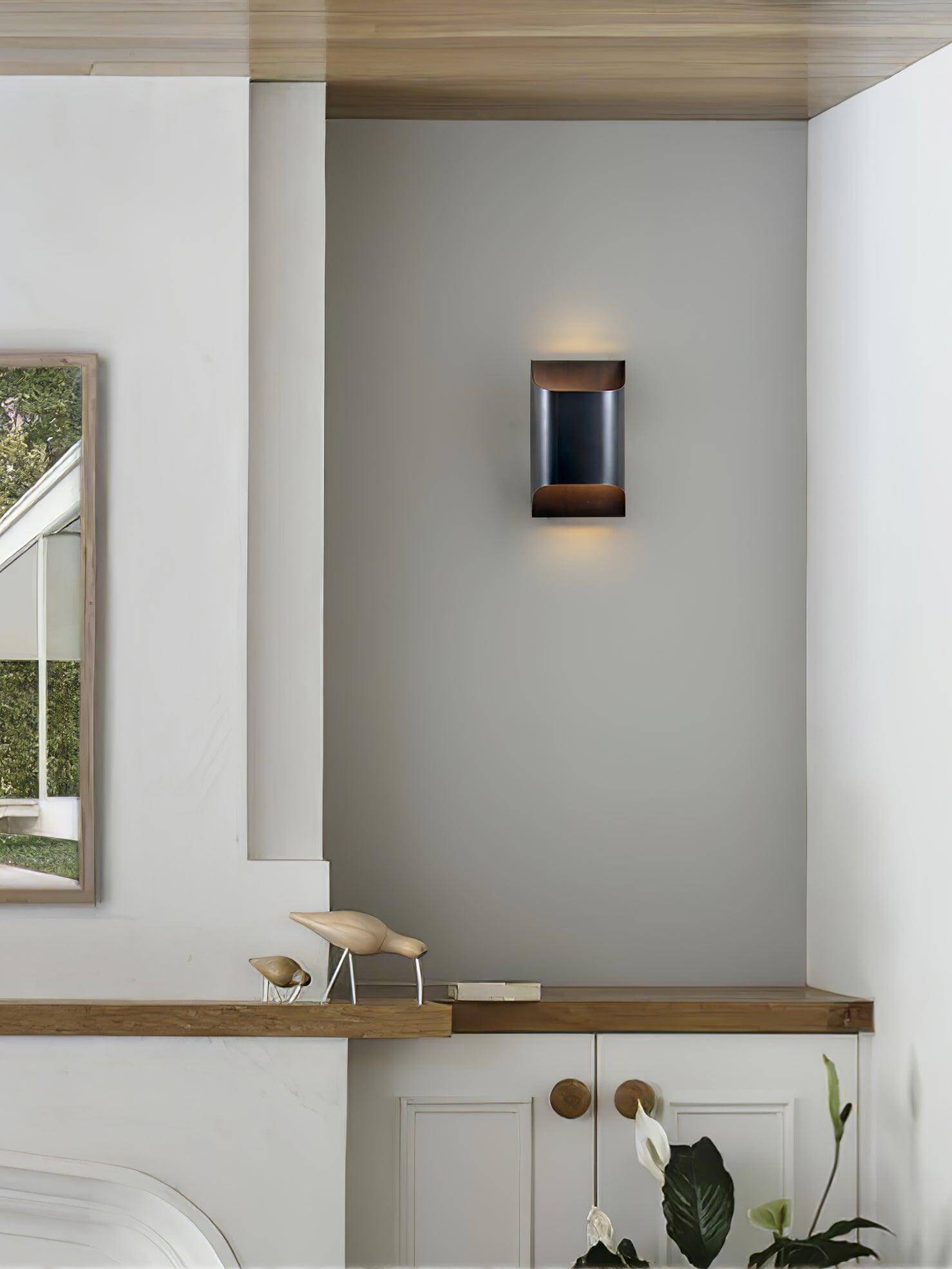 Wall Lamp Brass 9.8 in Indoor Accent Lighting LED G9 Fixture Living Room Bedroom Hallway | Thomler