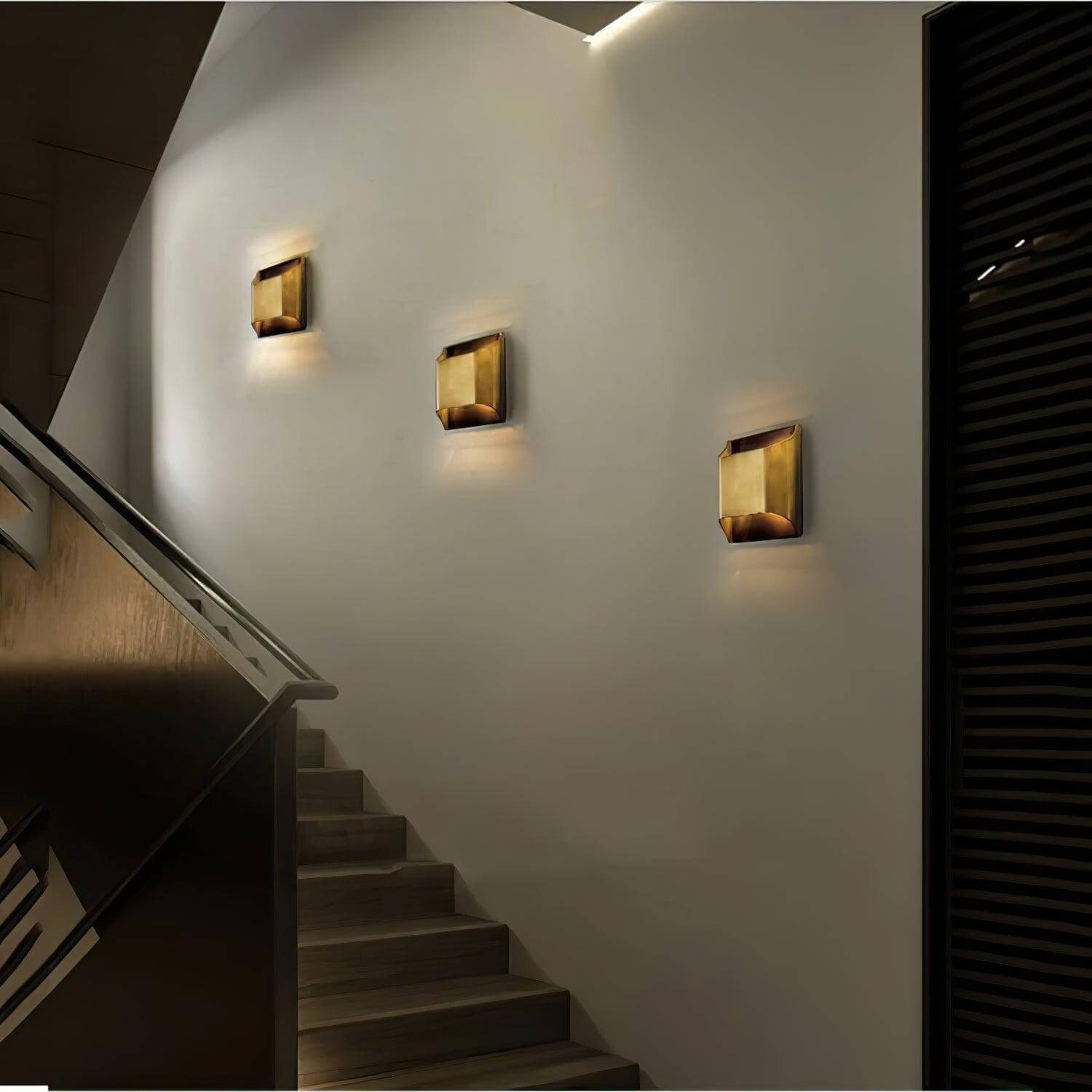 Wall Lamp Brass 9.8 in Indoor Accent Lighting LED G9 Fixture Living Room Bedroom Hallway | Thomler