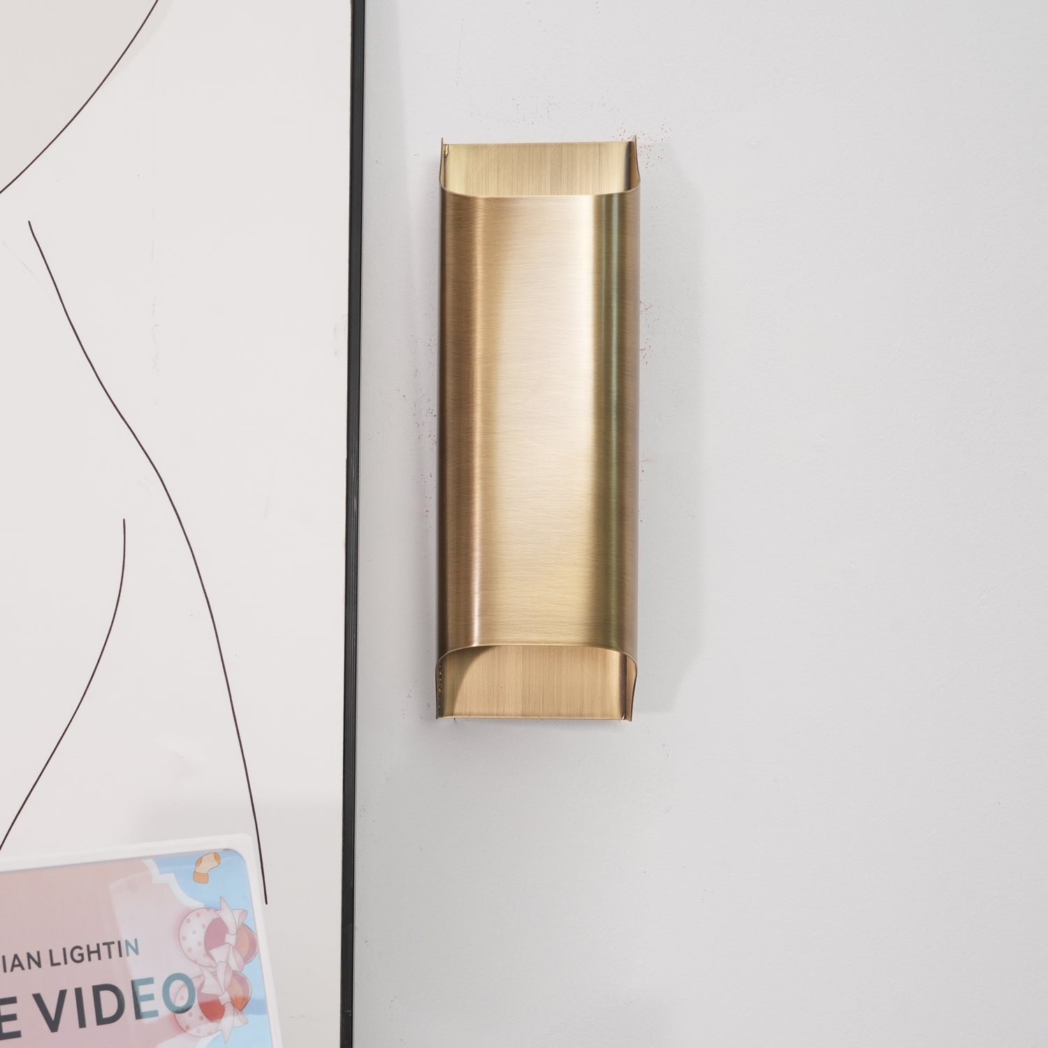 Wall Sconce Brass 9.8 in x 9.8 in Indoor LED G9 E14 Light Fixture Modern Living Room Bedroom Accent Lighting | Thomler