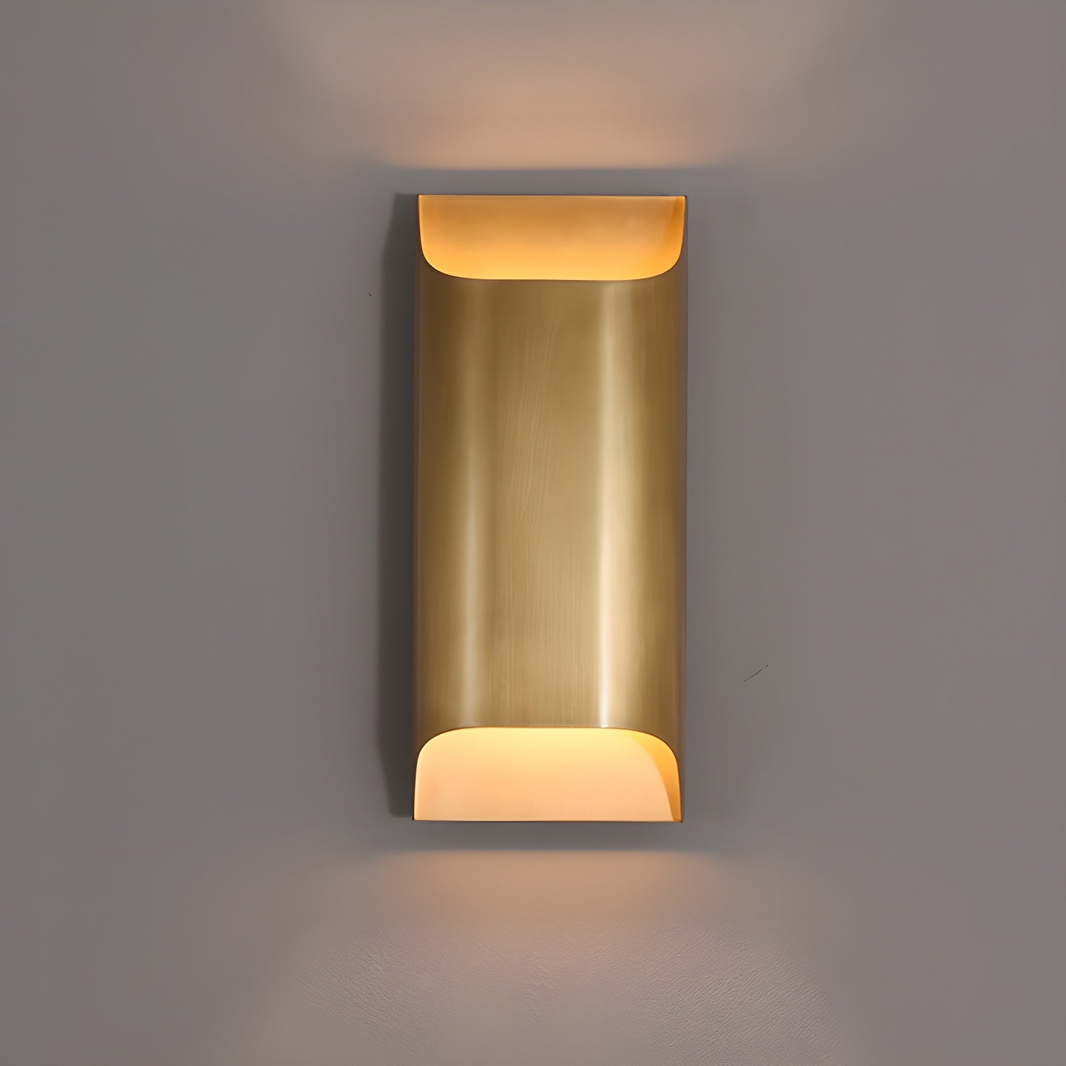 Wall Sconce Brass 9.8 in x 9.8 in Indoor LED G9 E14 Light Fixture Modern Living Room Bedroom Accent Lighting | Thomler