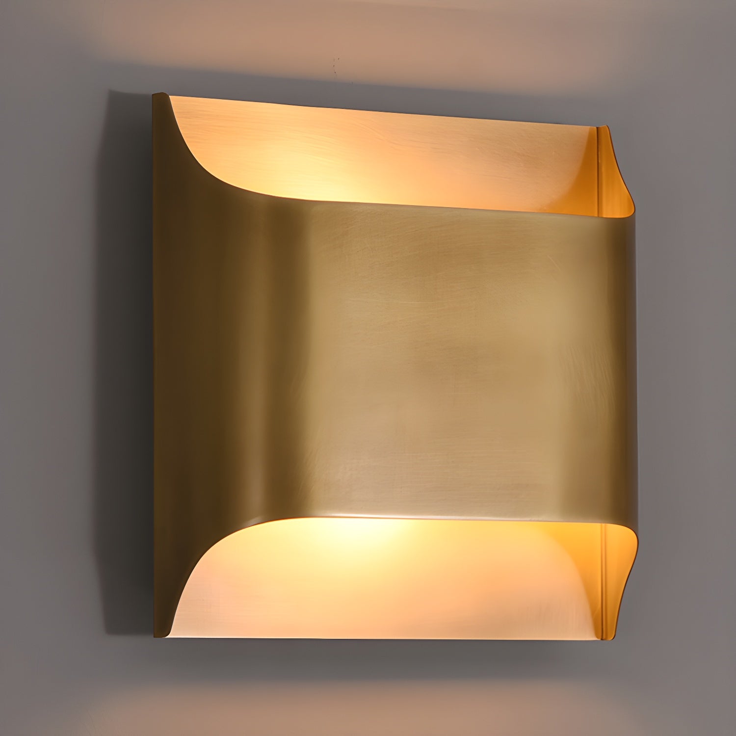Wall Sconce Brass 9.8 in x 9.8 in Indoor LED G9 E14 Light Fixture Modern Living Room Bedroom Accent Lighting | Thomler