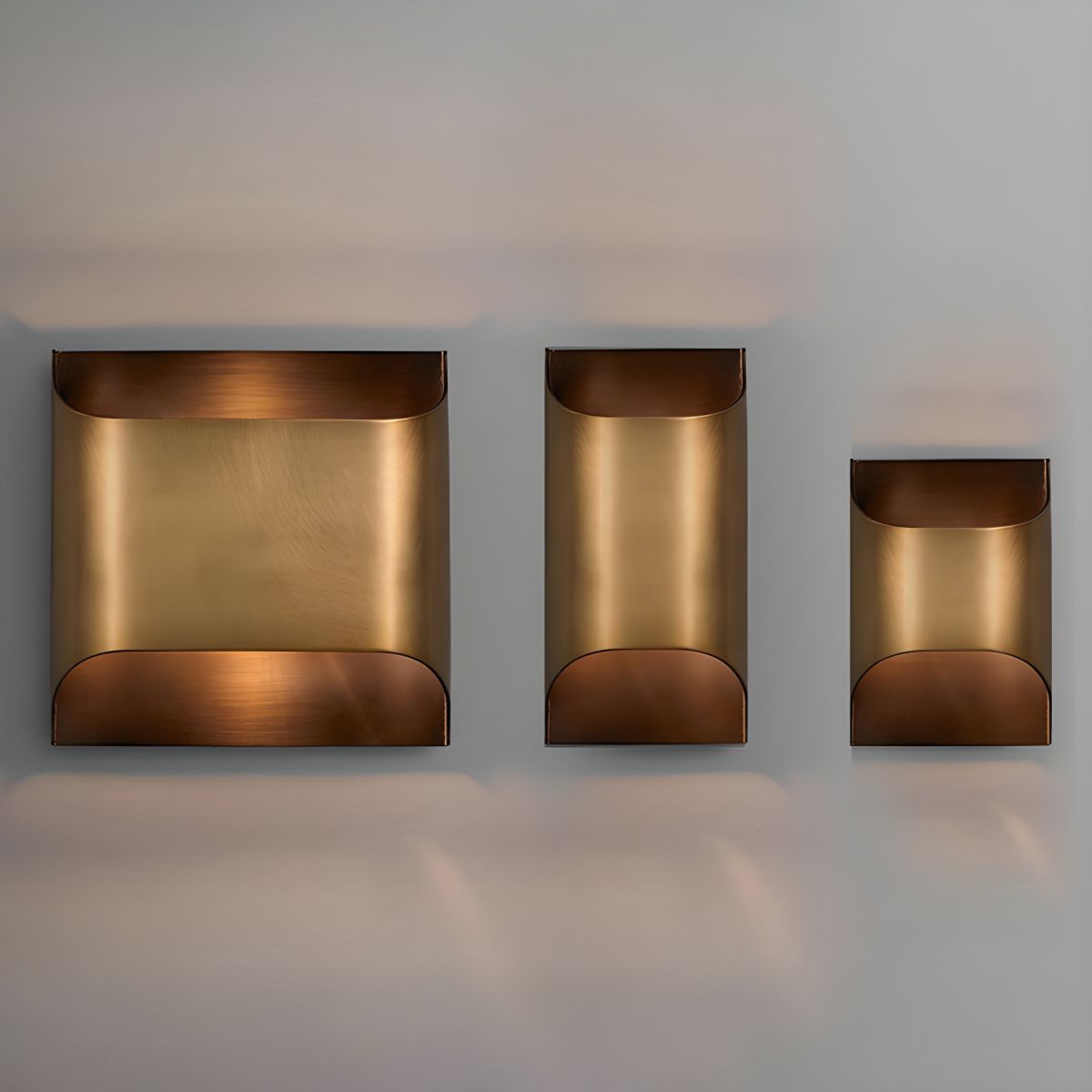 Wall Sconce Brass 9.8 in x 9.8 in Indoor LED G9 E14 Light Fixture Modern Living Room Bedroom Accent Lighting | Thomler