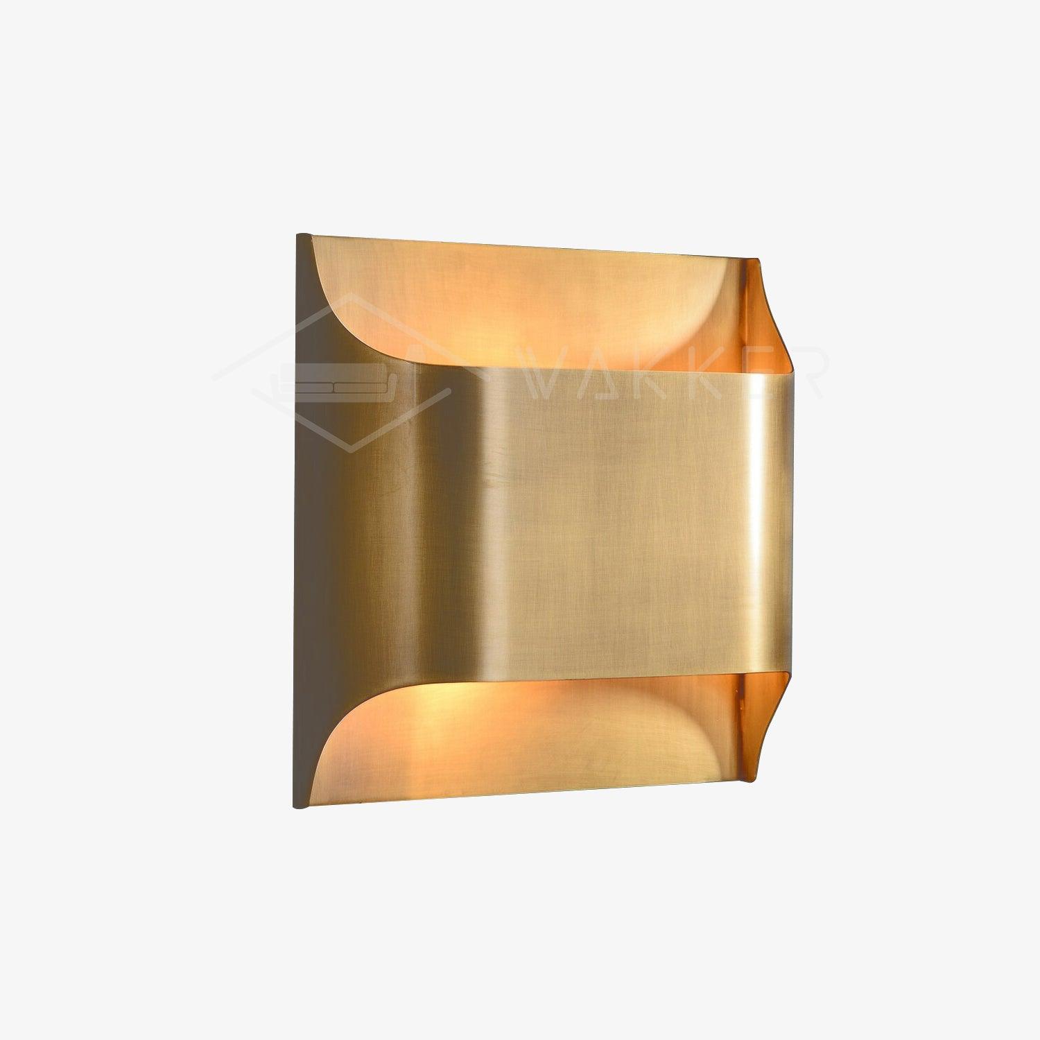 Wall Sconce Brass 9.8 in x 9.8 in Indoor LED G9 E14 Light Fixture Modern Living Room Bedroom Accent Lighting | Thomler