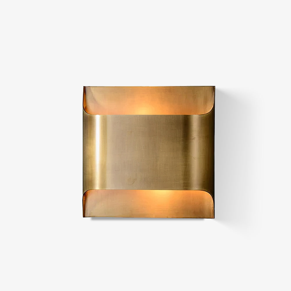Wall Sconce Brass 9.8 in x 9.8 in Indoor LED G9 E14 Light Fixture Modern Living Room Bedroom Accent Lighting | Thomler